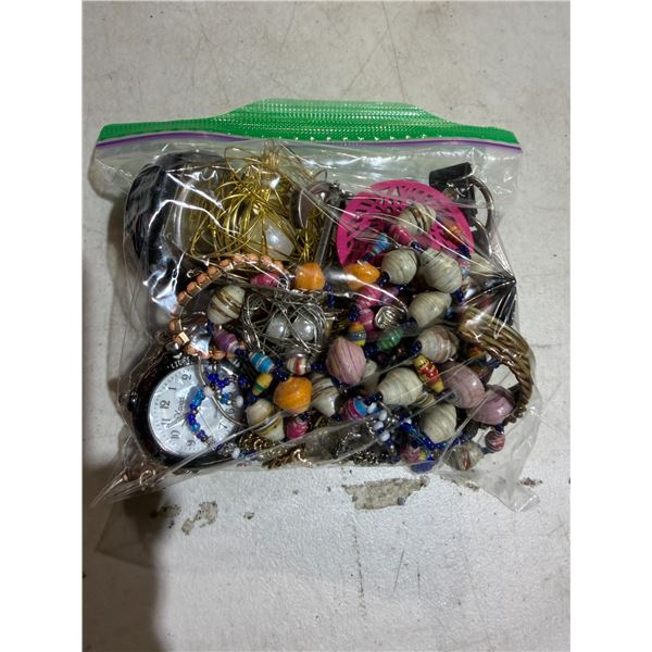 Costume Jewelry approximately 1 pound bag