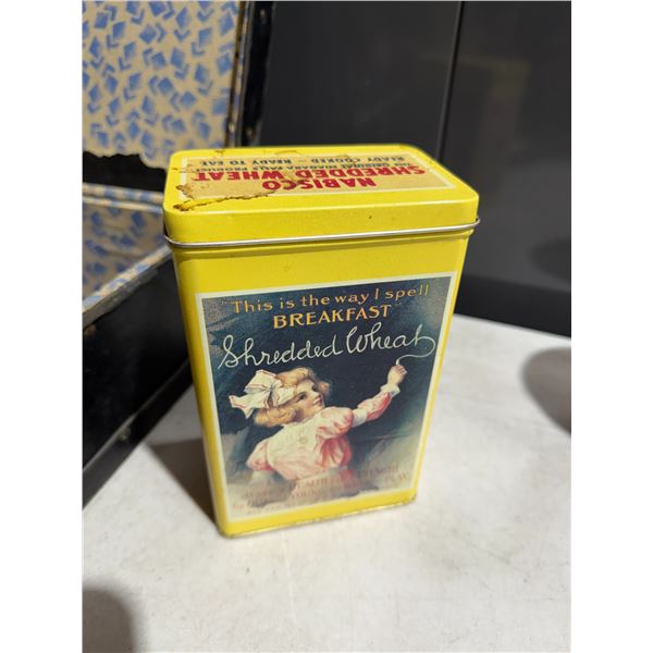 Itch Nabisco, shredded wheat tin