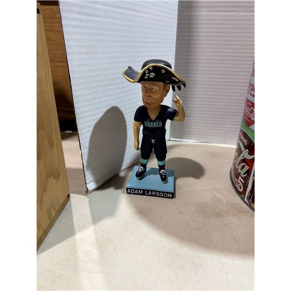 Seattle Kraken Adam Larsson bobble head