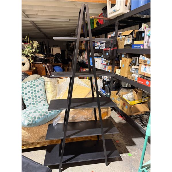 Tiered shelf 39 1/2  by 14 1/2" x 74" tall