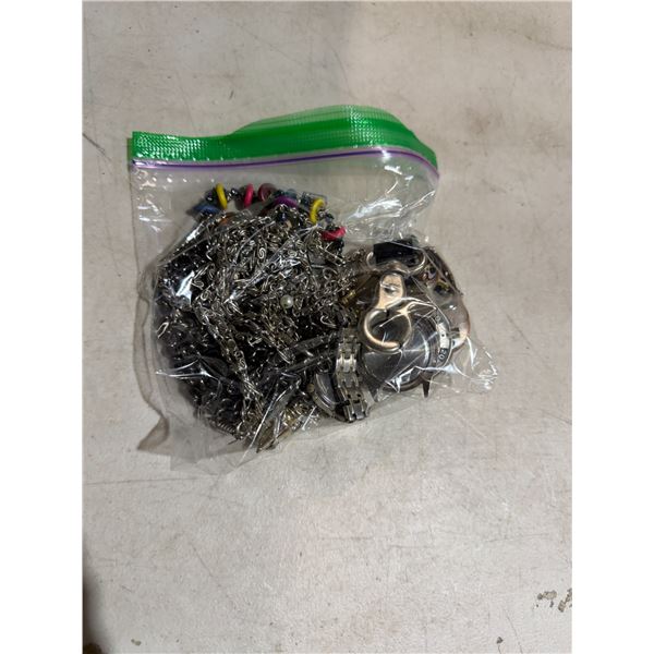 Costume Jewelry approximately 1 pound bag