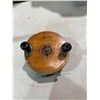 Image 2 : wooden PEETZ Fishing Reel, a classic handcrafted mahogany and brass trolling or mooching reel