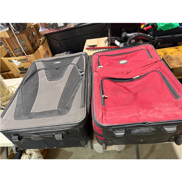 2 suitcases