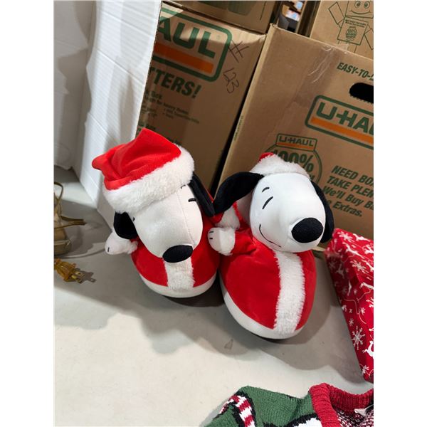 Snoopy slippers size 9