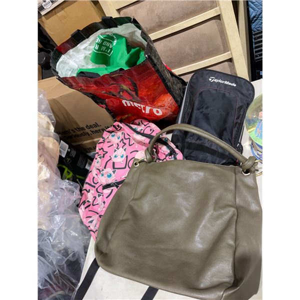 Assorted bags