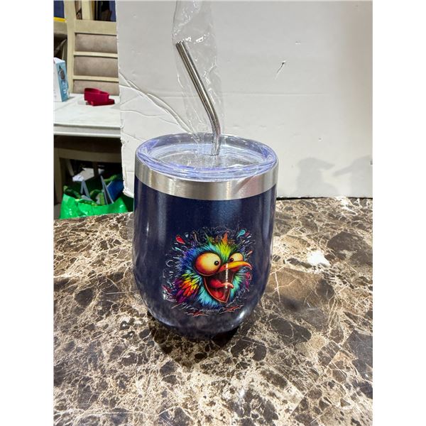 New to go mug with straw