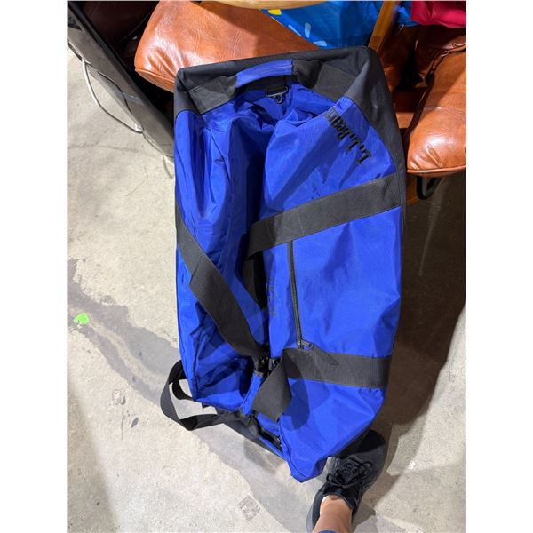 L. L. BEAN travel duffel bag with wheels.