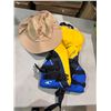 Image 1 : Children's lifejacket and Sun hat