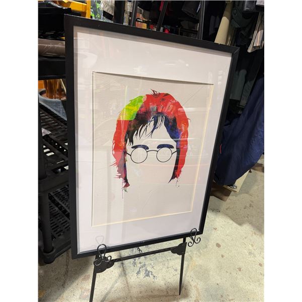 John Lennon artwork 21" x 29"