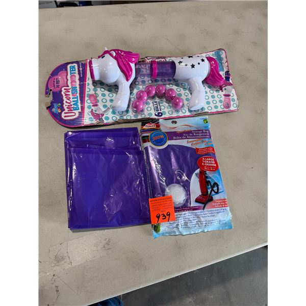 Unicorn ball shooter storage bags