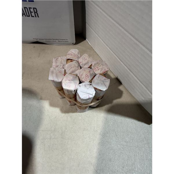 10 rolls of pennies