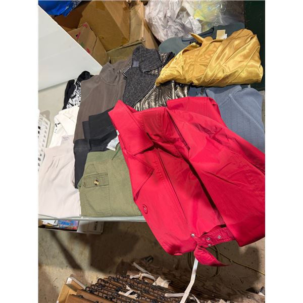 Clothing, size, large and extra large