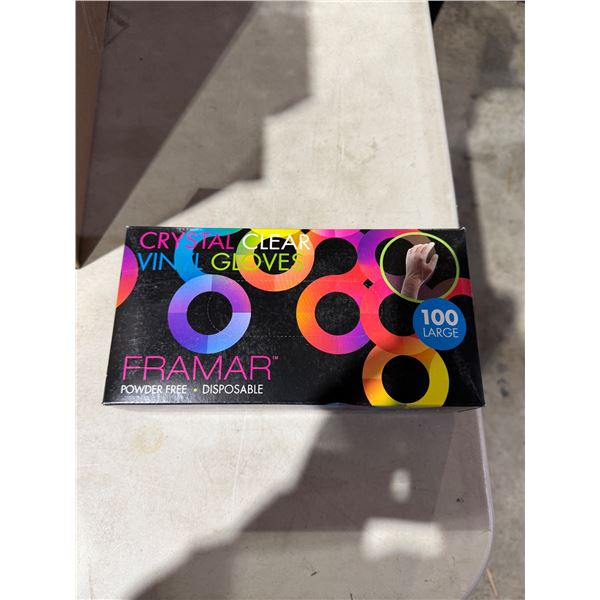 Framar vinal gloves size large