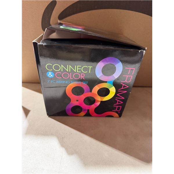 framar  connect & color 7 pc mixing bowl set