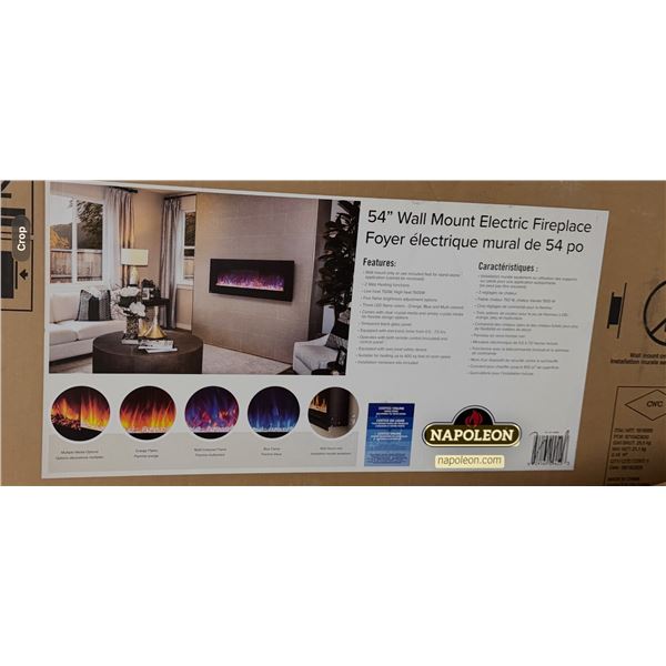 Napolean electric fire place works perfectly no remote no box