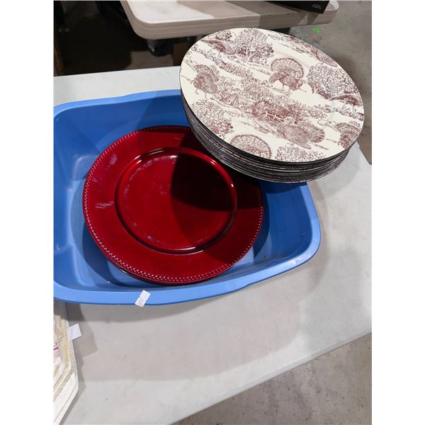 Assorted plates