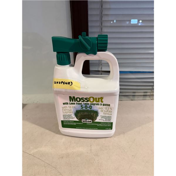 MOSSOUT Withe lawn Food five – 0–0, unopened,