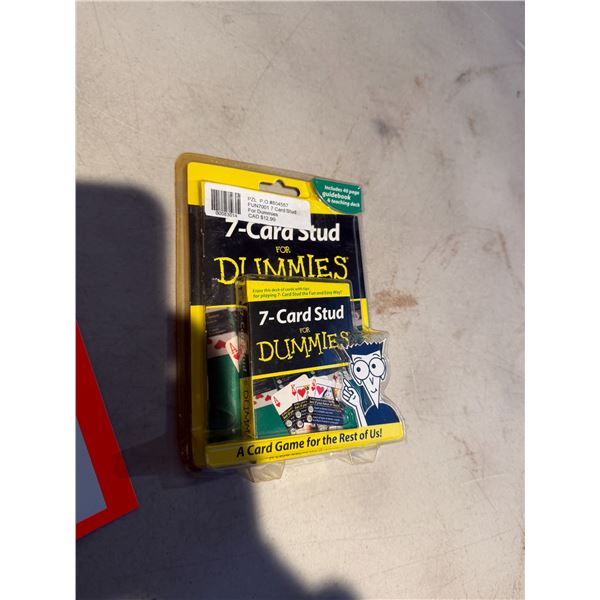 Seven card stud for dummies