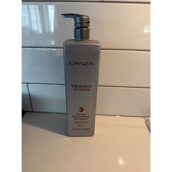 L'ANZA healing cover, silver brightening shampoo