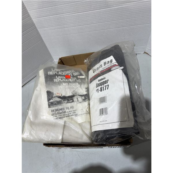 Grass bags for lawnmowers