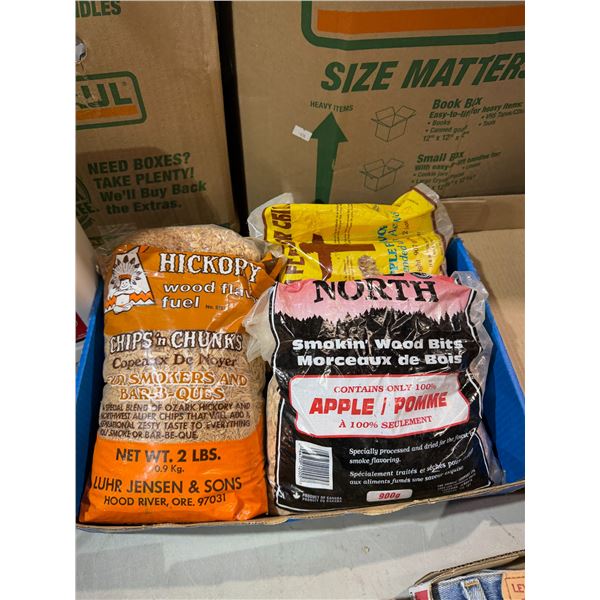 Assorted wood chips