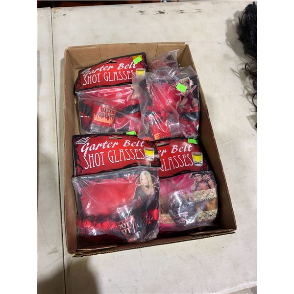 Garter belt shot glasses