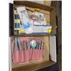 Image 1 : Crocheting and knitting needles