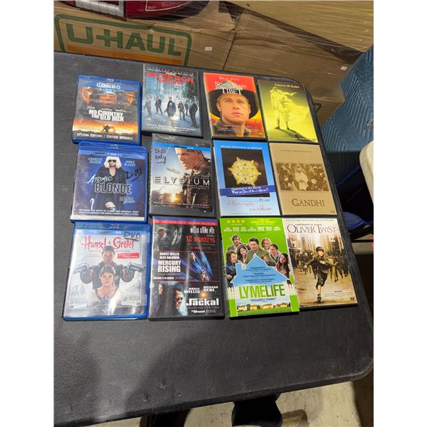 Blu-ray and DVDs