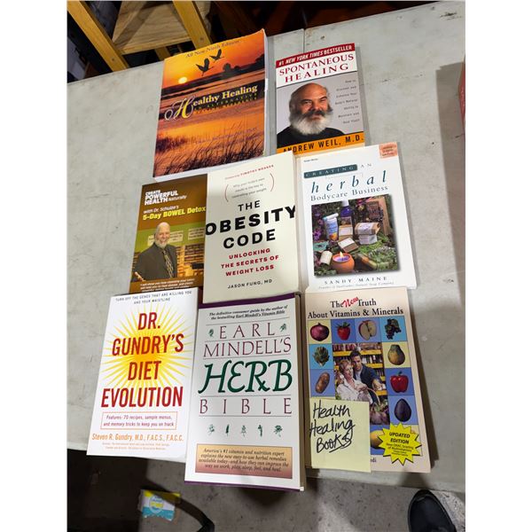 Assorted health books