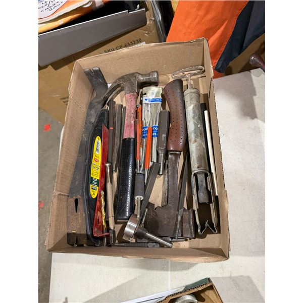 Hammers, pry bars, etc.
