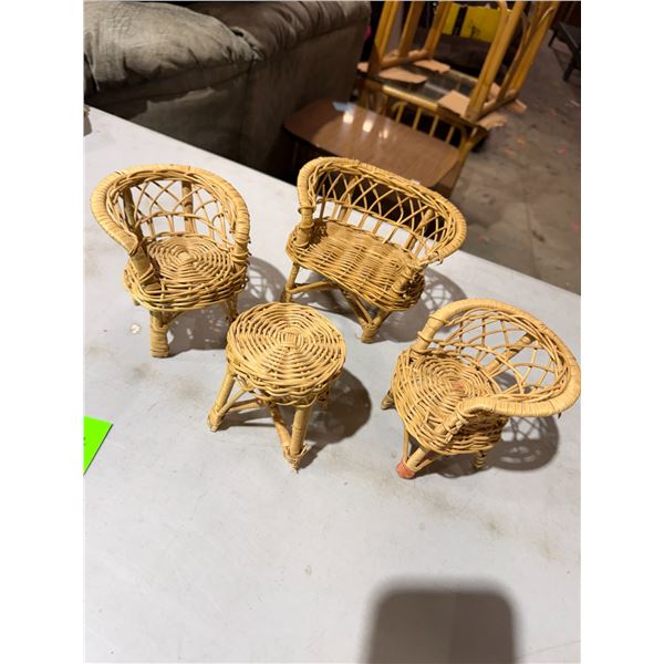 Wicker furniture