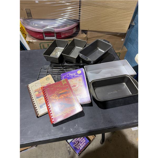 Baking pans and baking books