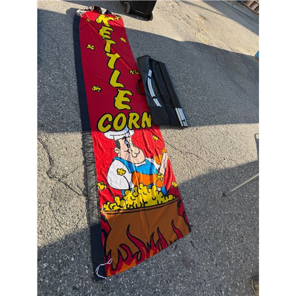 Advertising flag Kettle corn