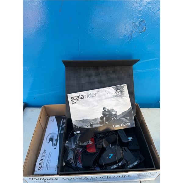 Microphone headset for motorcycle
