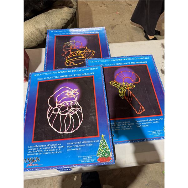Christmas silhouettes