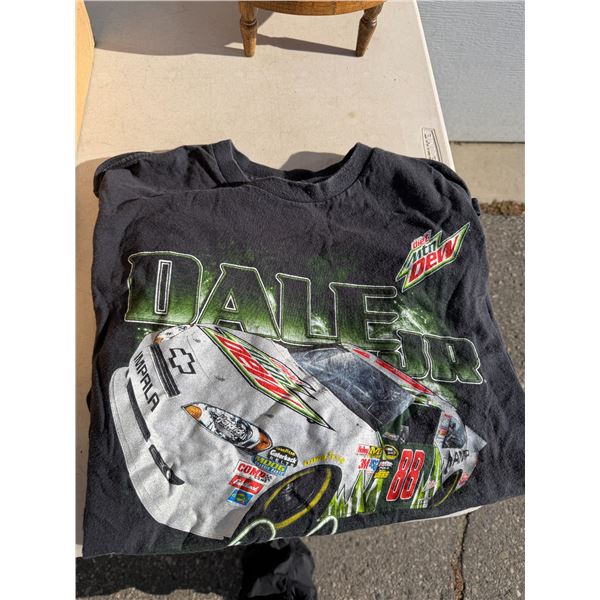 NASCAR T-shirt, diet, Mountain Dew, Dale Junior