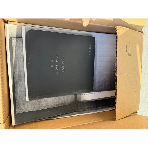 Photocopied pilots logbook