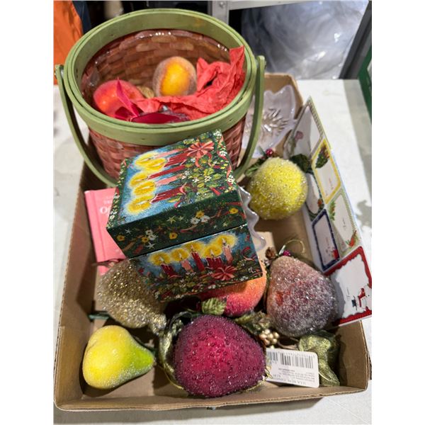 Artificial fruit, decor, and other