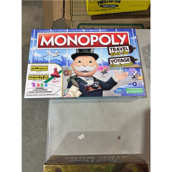 Monopoly world travel, world tour game