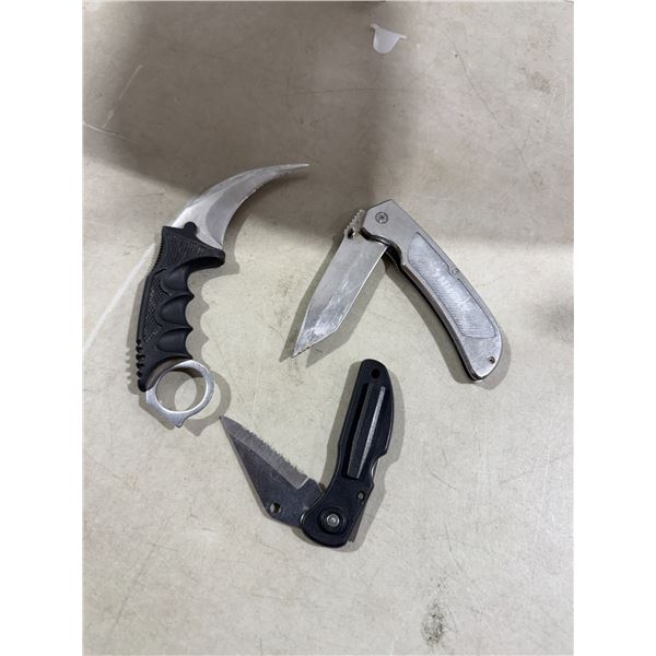 Folding knives and other knife