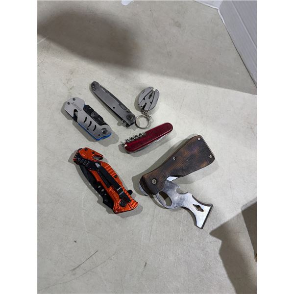 Folding knives and tools