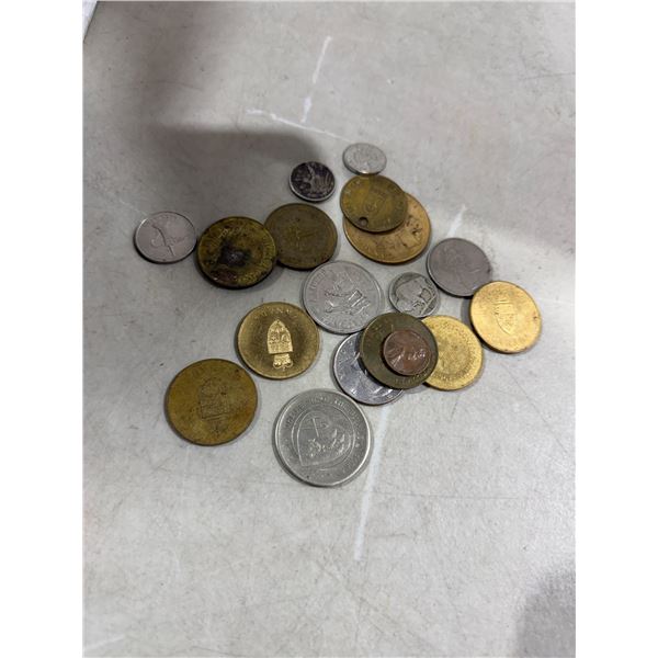 Coins and tokens two buffalo nickels