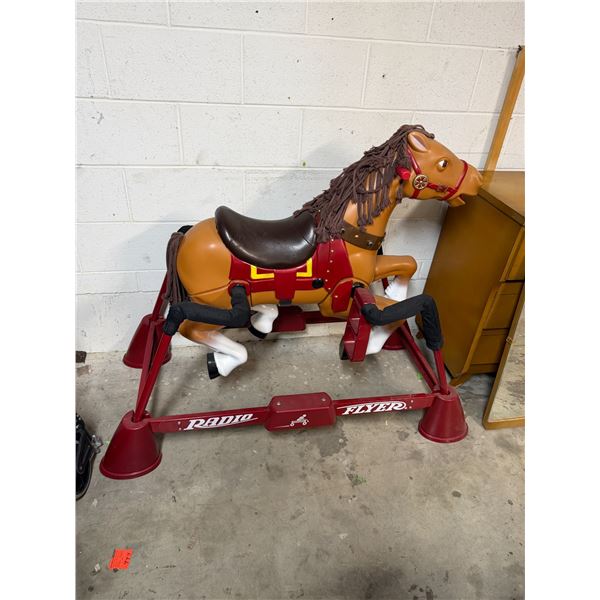 Radio flyer ride on horse