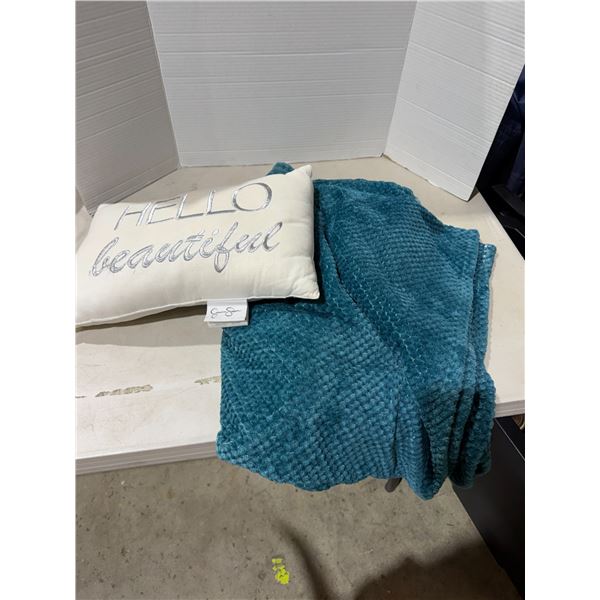 Blanket and cushion