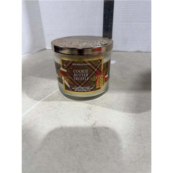 New cookie butter, truffle candle, Bath & body Works
