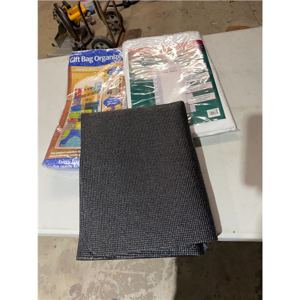 Gift bag, organizer, dress bag and Matt