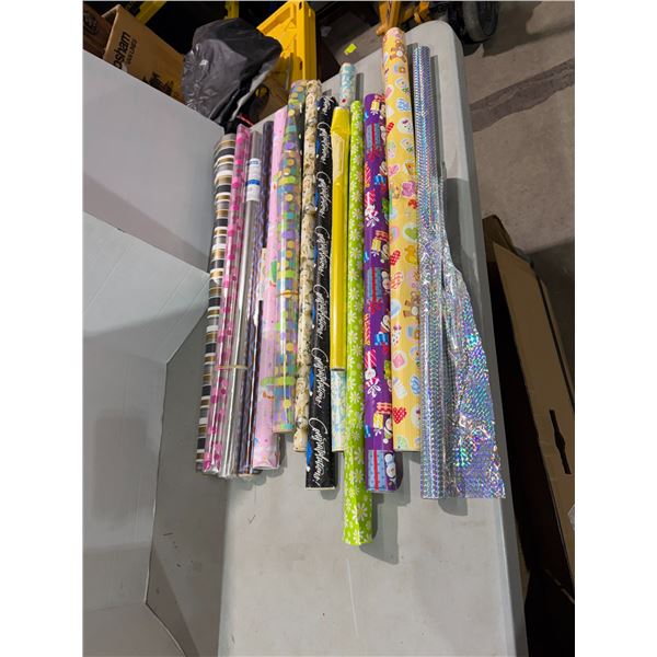 Gift wrap rolls