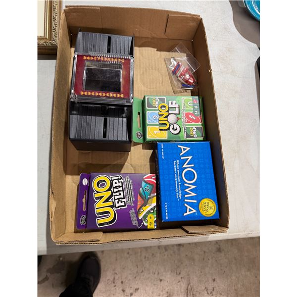 Card games and card shuffler et