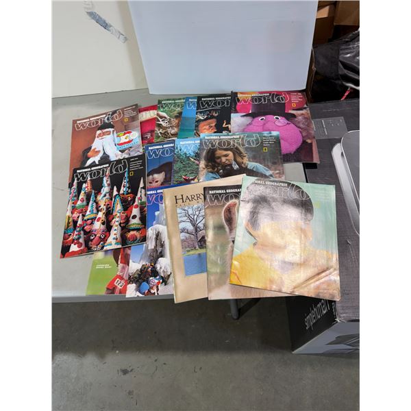 World, magazines, and other