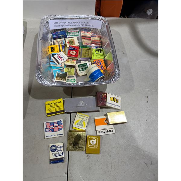 Vintage match books